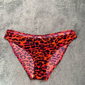Pour moi Leopard Print Bikini Bottoms UK14